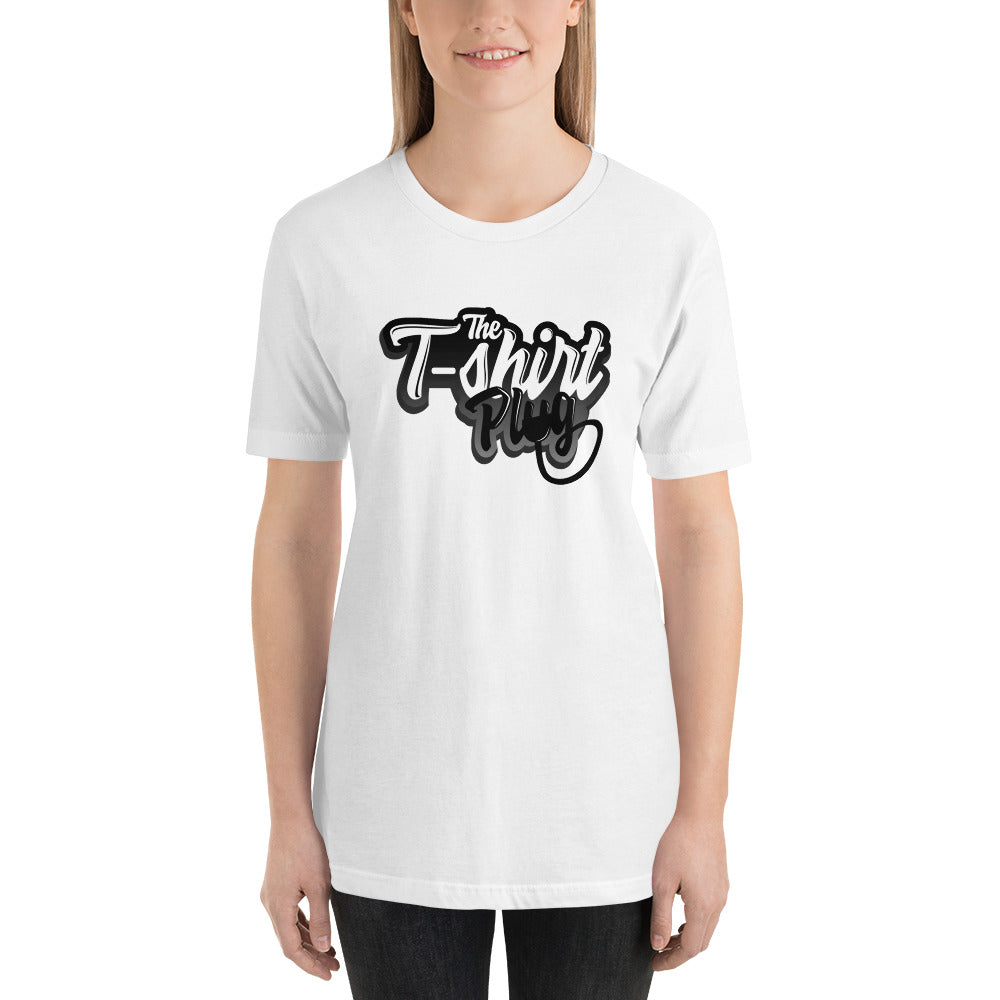 The T-Shirt Plug Custom Unisex T-Shirt (White)