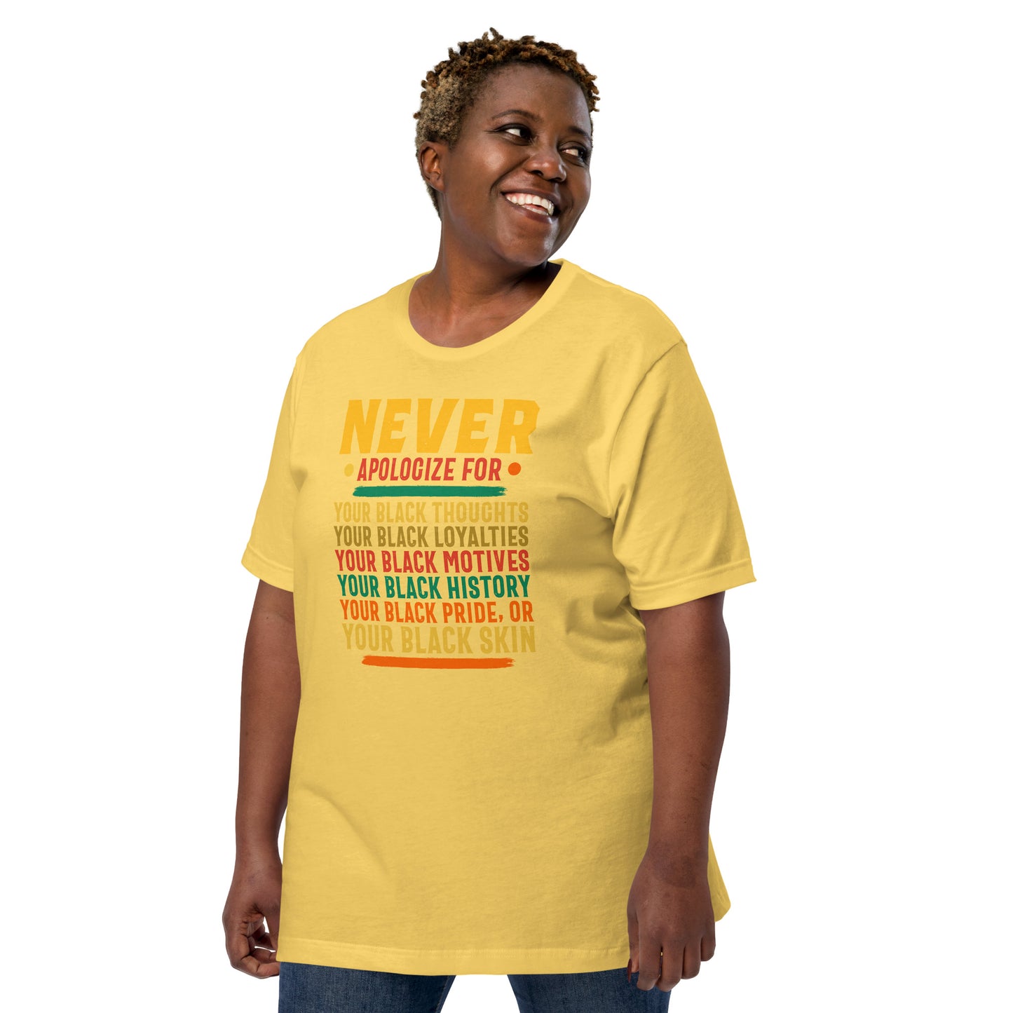Never Apologize